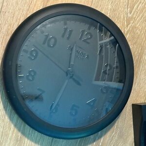 Shinola Black Wall Clock